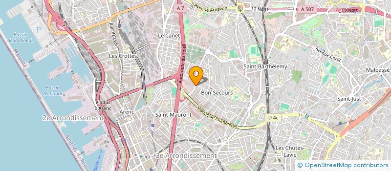 localisation de l'entreprise CLAVIER  MARSEILLE