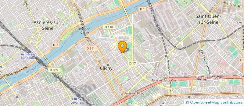 localisation de l'entreprise CLAVIER DIACRE  CLICHY