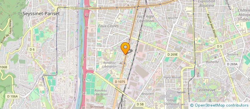 localisation de l'entreprise CLAVIER ROUAULT  GRENOBLE
