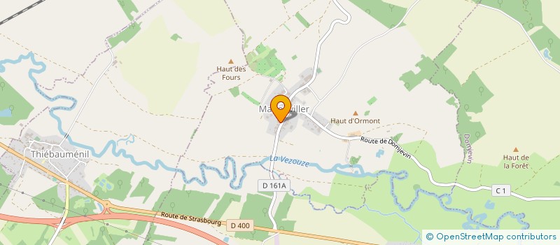 localisation de l'entreprise CLAVIERE  MANONVILLER