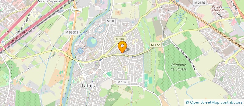 localisation de l'entreprise CLAVIERES à LATTES