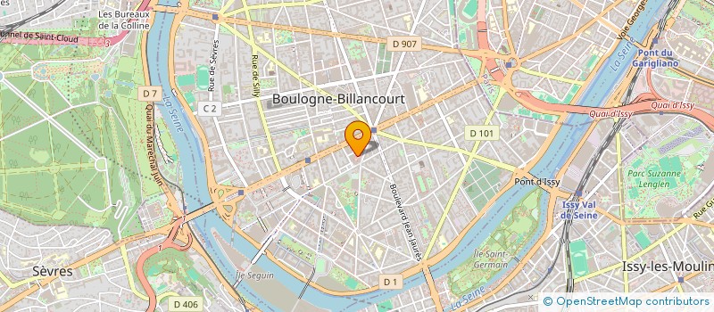 localisation de l'entreprise CLAVIJO à BOULOGNE-BILLANCOURT