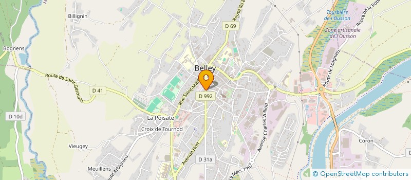 localisation de l'entreprise CLAVIMAX à BELLEY