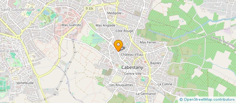 localisation de l'entreprise CLAVIN  CABESTANY