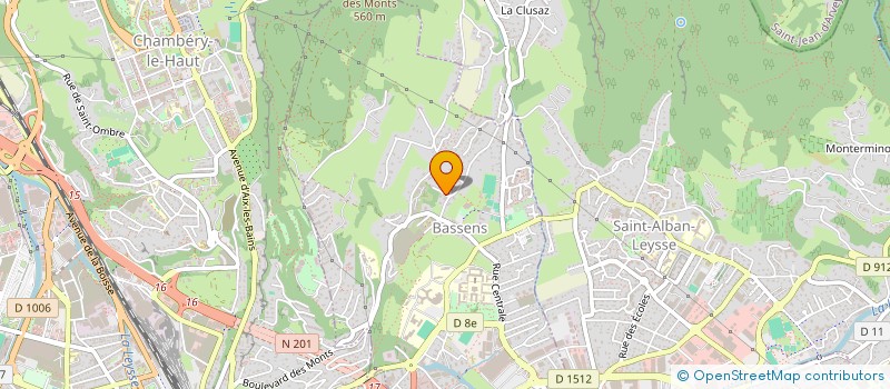 localisation de l'entreprise CLAVIORGANUM à BASSENS