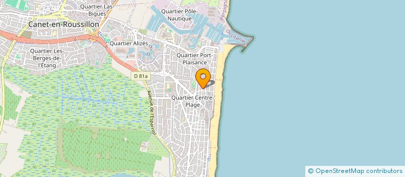 localisation de l'entreprise CLAVIS  CANET-EN-ROUSSILLON