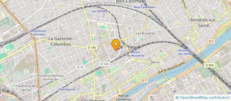 localisation de l'entreprise CLAWBONNY à BOIS-COLOMBES