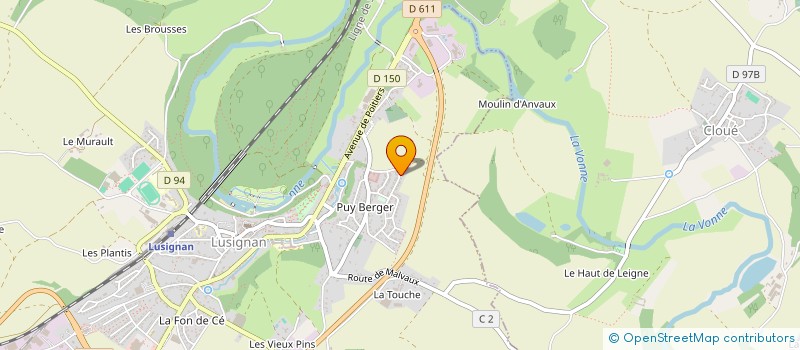 localisation de l'entreprise CLAXE  LUSIGNAN