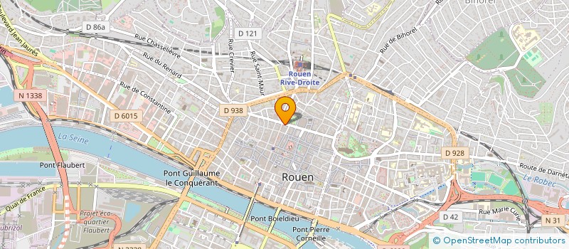 localisation de l'entreprise CLAYE ET ASSOCIES  ROUEN