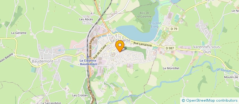 localisation de l'entreprise CLAYETTOISE DE LUTTE à LA CLAYETTE