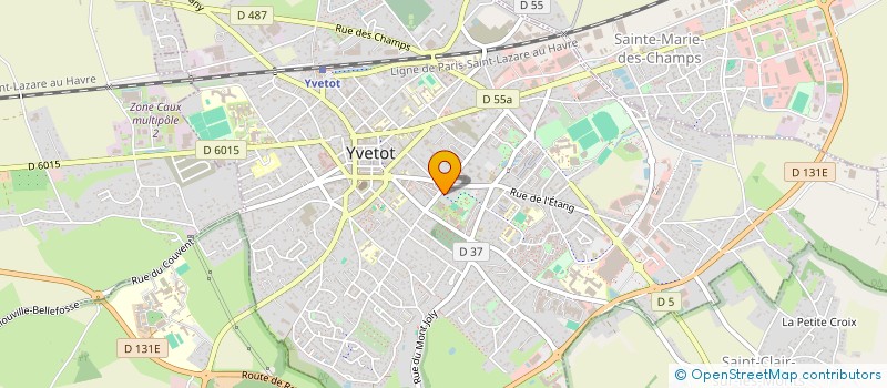 localisation de l'entreprise CLAYM à YVETOT