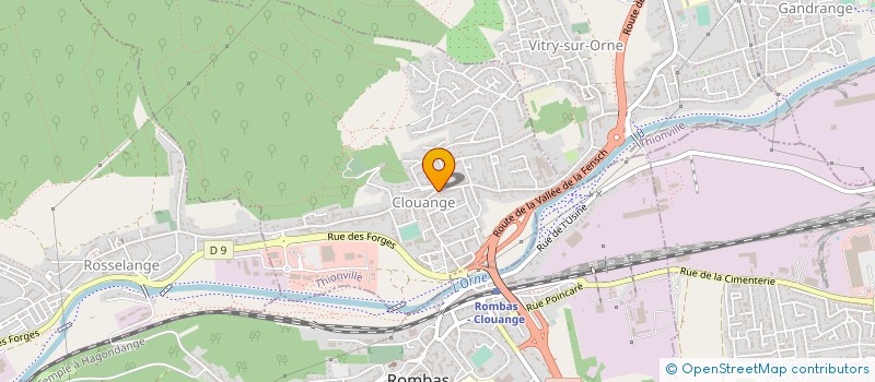 localisation de l'entreprise CLAYME à CLOUANGE