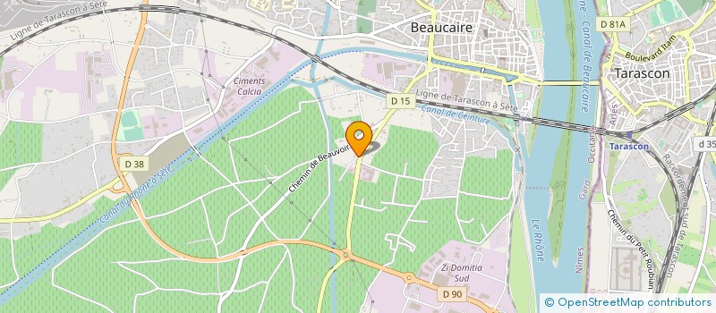 localisation de l'entreprise CLAYMOR CLAN  BEAUCAIRE