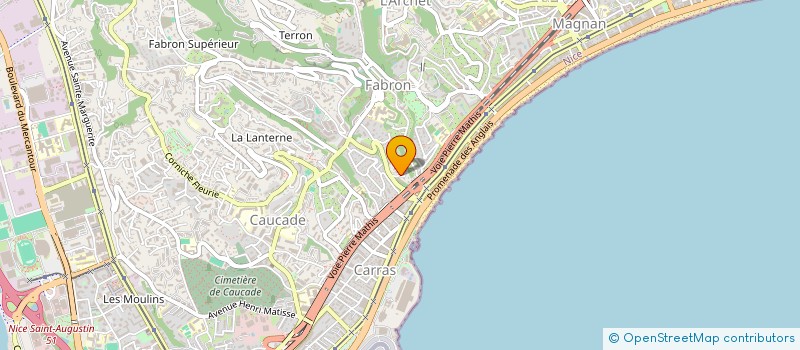 localisation de l'entreprise CLAYOLYNE à NICE