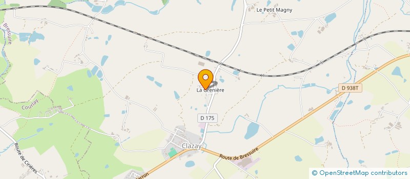 localisation de l'entreprise CLAZAY SUR SCENE  BRESSUIRE