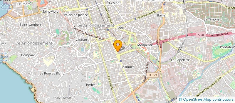 localisation de l'entreprise CLAZUR  MARSEILLE