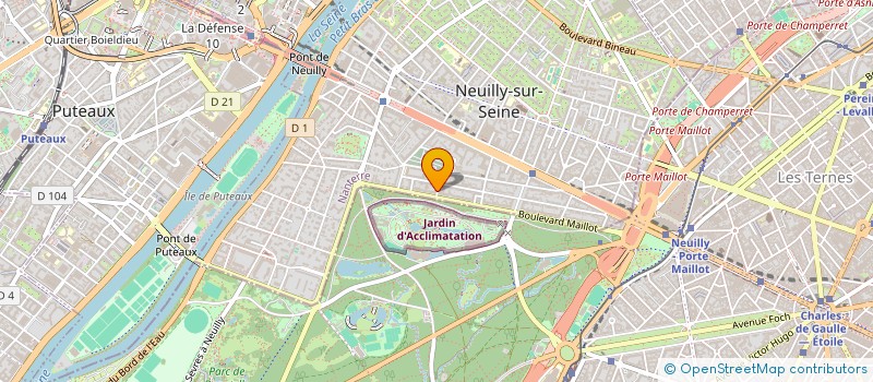 localisation de l'entreprise CLB  NEUILLY-SUR-SEINE