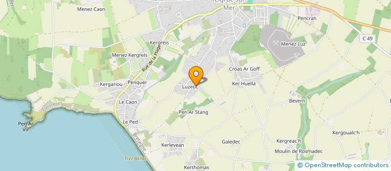 localisation de l'entreprise CLB  ARGOL