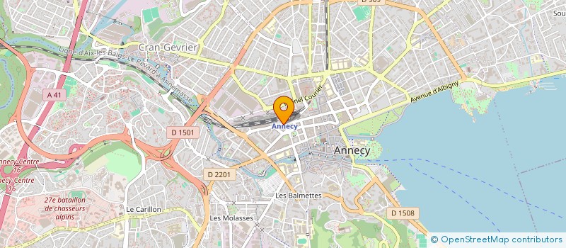 localisation de l'entreprise CLB 74 à ANNECY