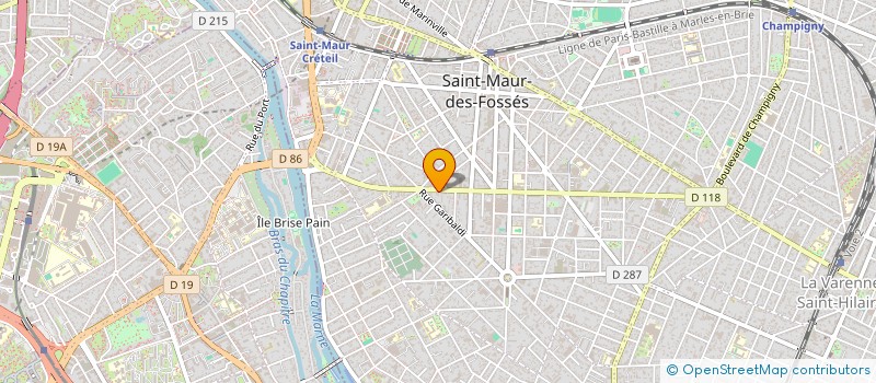 localisation de l'entreprise CLB-CHAUFFEUR-PRIVE à SAINT-MAUR-DES-FOSSES