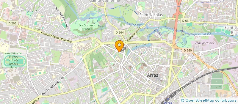 localisation de l'entreprise CLB DES BONNETTES à ARRAS