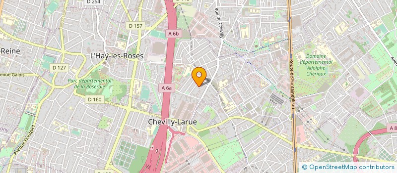 localisation de l'entreprise CLB DESIGN  L'HAY-LES-ROSES