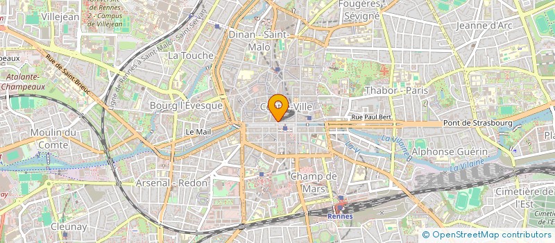 localisation de l'entreprise CLB HOLDING  RENNES