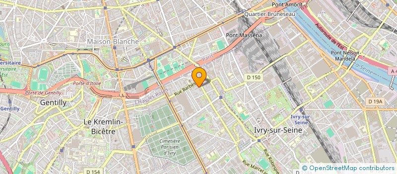 localisation de l'entreprise CLB-NETWORK  IVRY-SUR-SEINE