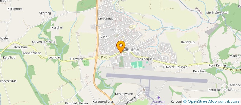 localisation de l'entreprise CLB SERVICES A LA PERSONNE  PLUGUFFAN