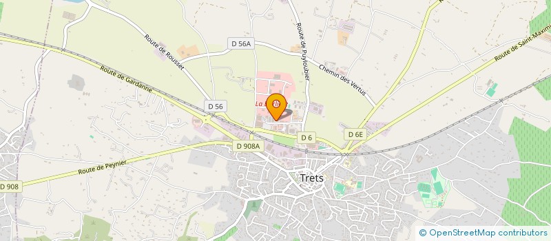 localisation de l'entreprise CLB SOFT à TRETS