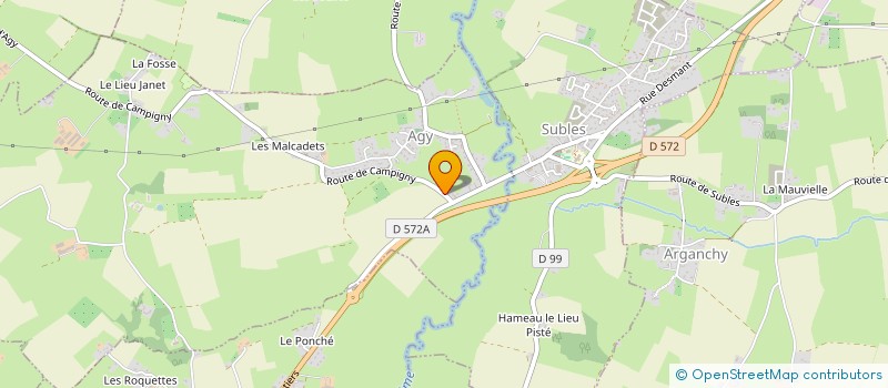 localisation de l'entreprise CLBA IMMO  AGY