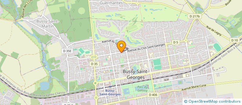 localisation de l'entreprise CLBC à BUSSY-SAINT-GEORGES