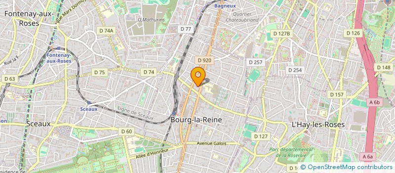 localisation de l'entreprise CLBIOREG SOLUTIONS à BOURG-LA-REINE