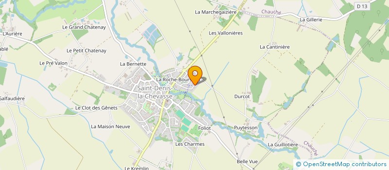 localisation de l'entreprise CLBJ  LA ROCHE-SUR-YON