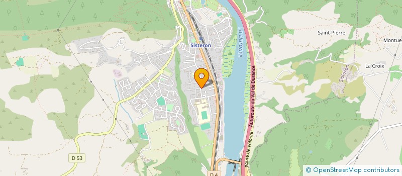 localisation de l'entreprise CLBM  SISTERON