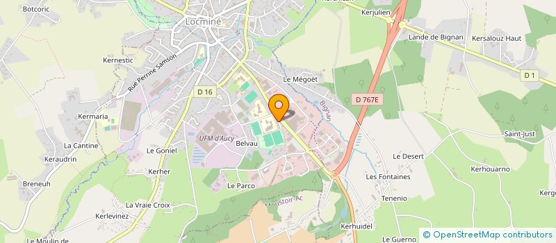 localisation de l'entreprise CLBM  LOCMINE