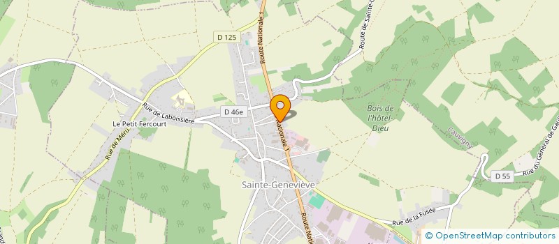 localisation de l'entreprise CLBP  SAINTE-GENEVIEVE