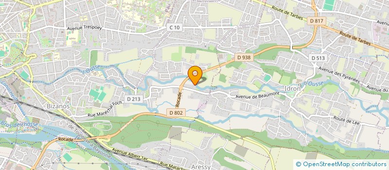 localisation de l'entreprise CLBV ELECTRICITE  BIZANOS