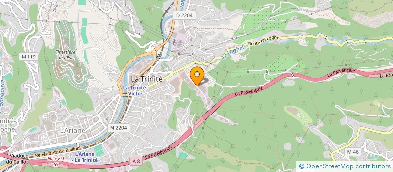 localisation de l'entreprise CLC à NICE