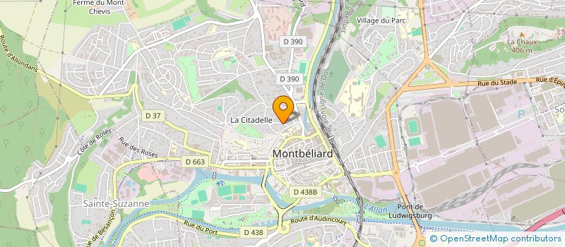 localisation de l'entreprise CLC à MONTBELIARD