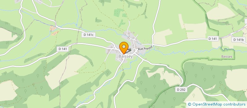 localisation de l'entreprise CLC à BAISSEY