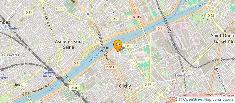 localisation de l'entreprise CLC à CLICHY