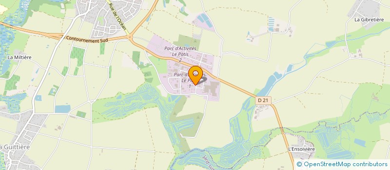 localisation de l'entreprise CLC  TALMONT-SAINT-HILAIRE