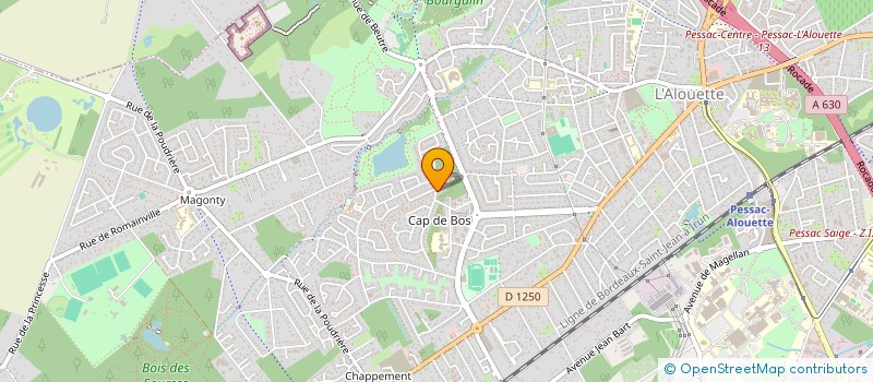 localisation de l'entreprise CLC  PESSAC