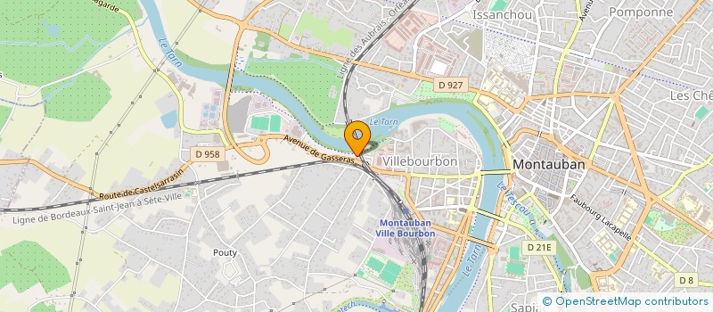 localisation de l'entreprise CLC  MONTAUBAN