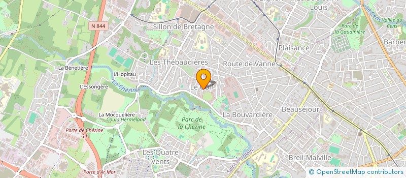 localisation de l'entreprise CLC ATLANTIQUE CONSTRUCTIONS  SAINT-HERBLAIN