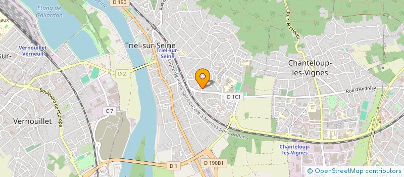 localisation de l'entreprise CLC AVENIR +  TRIEL-SUR-SEINE