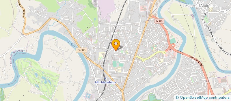 localisation de l'entreprise CLC CONSTRUCTIONS à ALBI