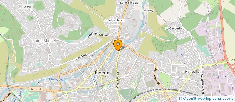 localisation de l'entreprise CLC INVEST à EVREUX
