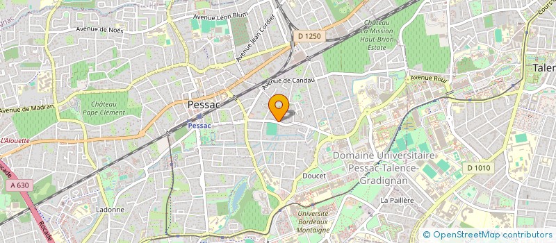 localisation de l'entreprise CLC INVEST  PESSAC